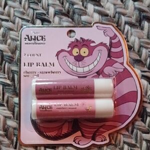Disney Alice Lip Balm Duo - Cherry And Strawberry